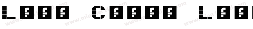 Lock Clock Light字体转换